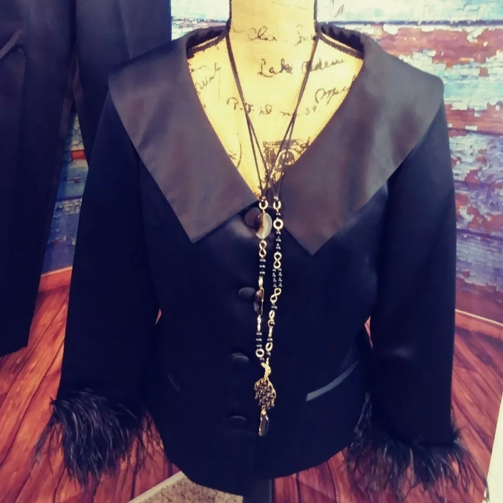 Jessica Howard womens 2 piece pant suit size 12 Pe